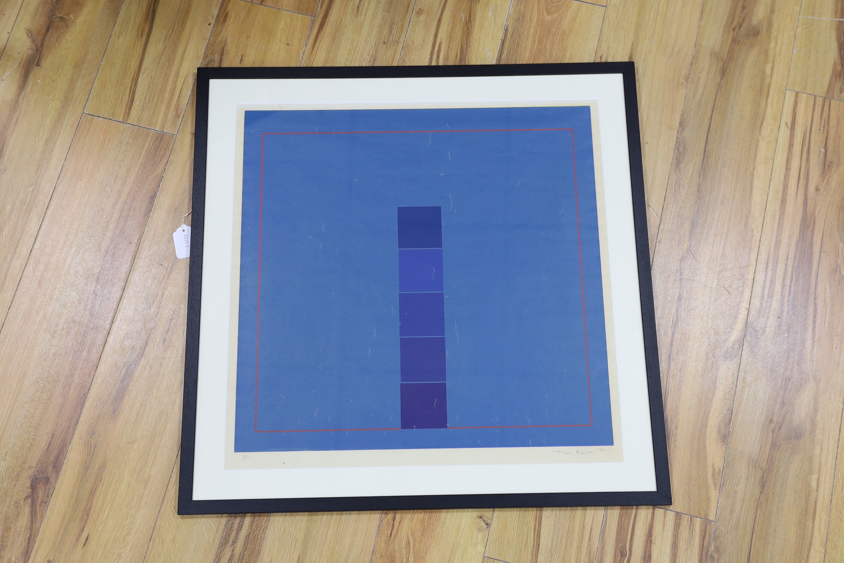 Timo Aalto, screenprint, 'Aloitus, 79'', signed and dated '79, numbered 1/11, 56 x 56cm